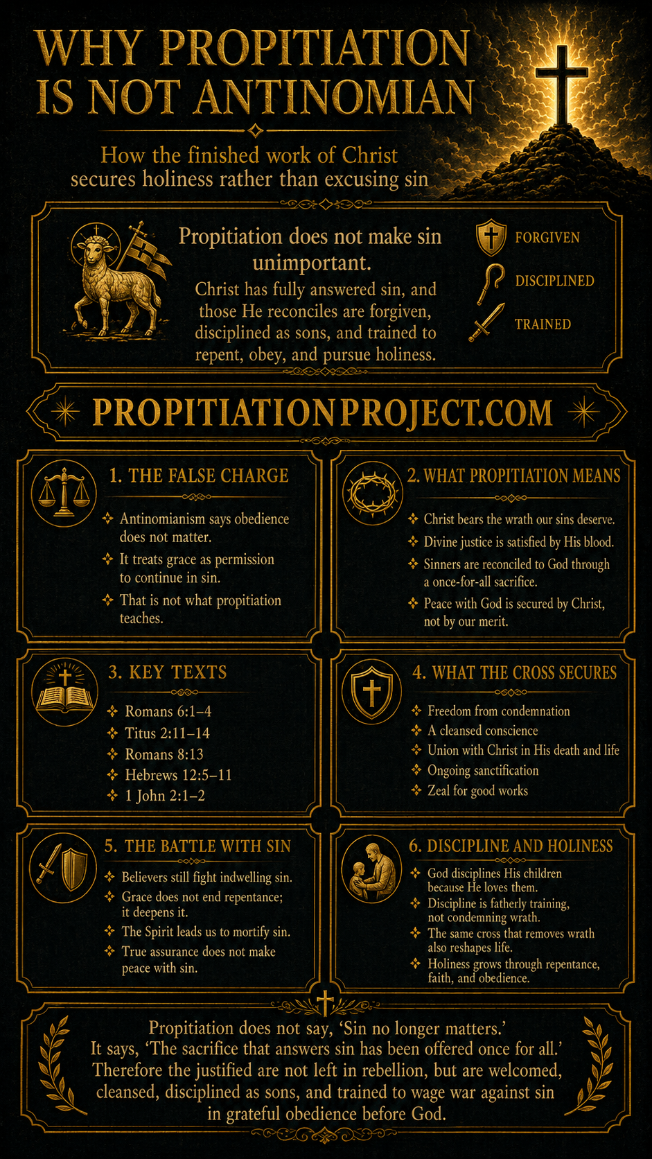 Propitiation is not Antinomian Propitiation is not Antinomian